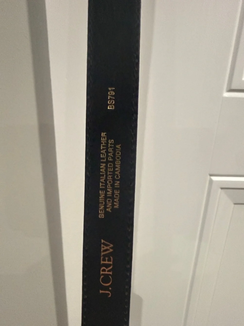 J. Crew Women’s Black Leather belt - Picture 2 of 4
